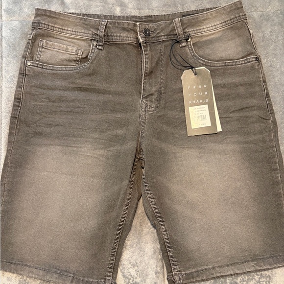 The Perfect Jean Nyc Other - The Perfect Jean NYC Men's Washed Black Jean Shorts NWT